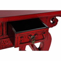 Console DKD Home Decor Rouge Métal Bois (135 x 37 x 89 cm)