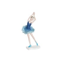 Figurine Décorative DKD Home Decor Bleu Romantique Danseuse Classique 11 x 6 x 23 cm