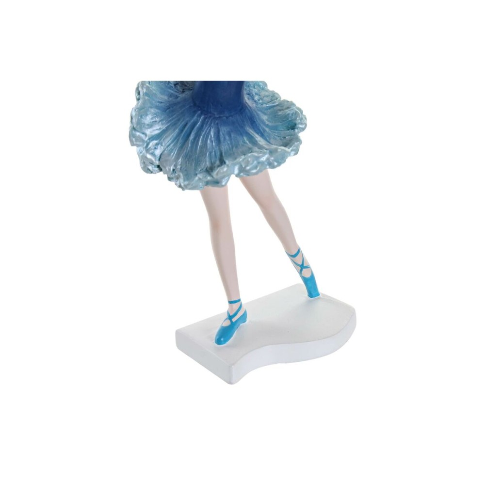 Figurine Décorative DKD Home Decor Bleu Romantique Danseuse Classique 11 x 6 x 23 cm