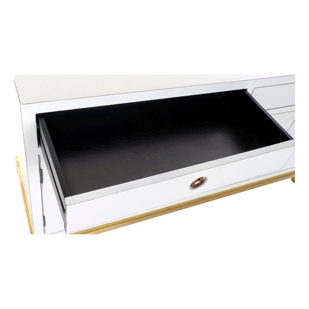 Anrichte DKD Home Decor Kamakura Weiß Gold Metall Pappel 150 x 50 x 80 cm (150 x 50 x 80 cm)