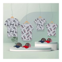 Damen Kurzarm-T-Shirt Minnie Mouse Grau