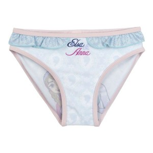 Maillot de Bain Fille Frozen Bleu Bleu clair