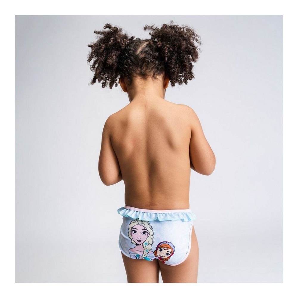 Maillot de Bain Fille Frozen Bleu Bleu clair