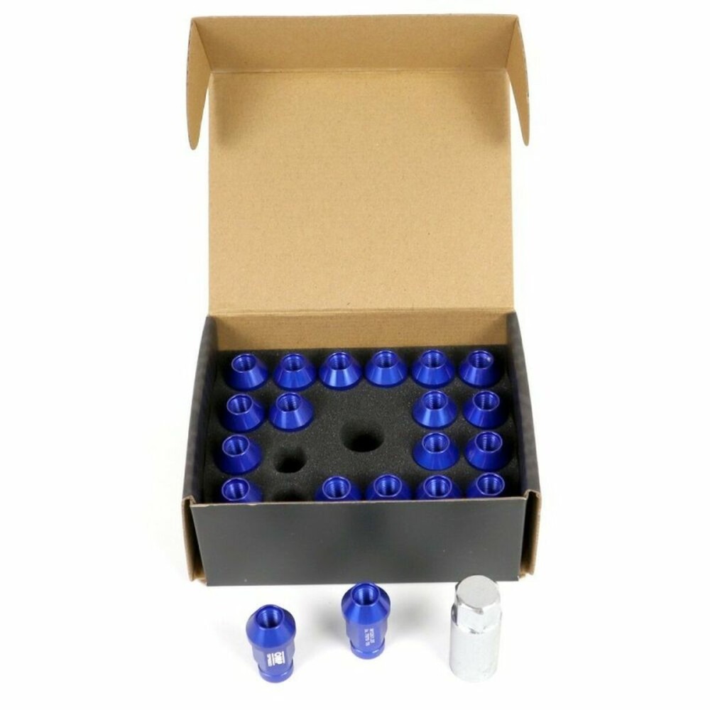 Set Nuts OMP 7075 Blue 20 uds M14 x 1,25