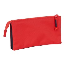 Trousse d'écolier RFEF Rouge Bleu (22 x 12 x 3 cm)