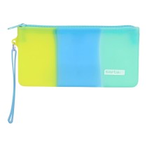 Trousse d'écolier Safta Bleu Vert Jaune (21 x 10.5 x 2 cm)