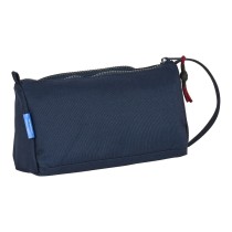 Trousse d'écolier F.C. Barcelona Corporativa Bleu Bordeaux 20 x 11 x 8.5 cm (32 Pièces)