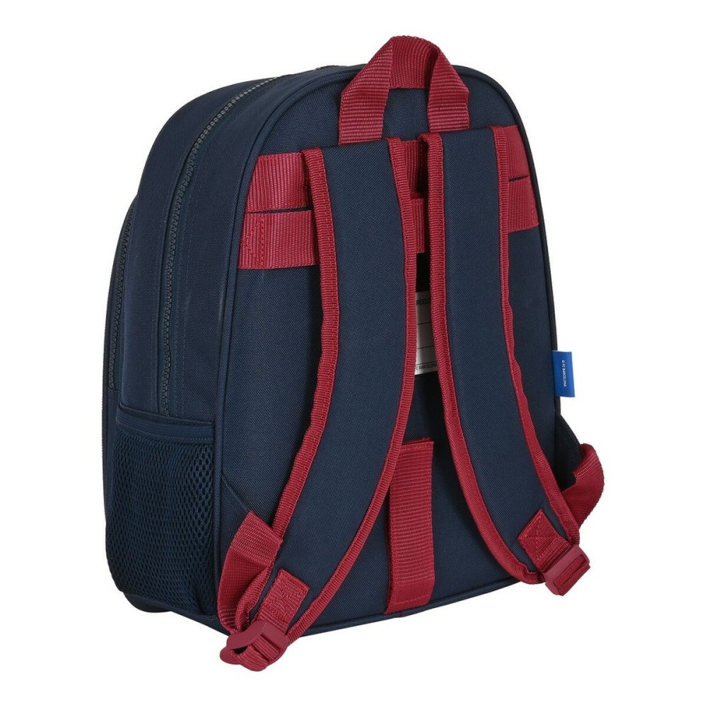 School Bag F.C. Barcelona Blue Maroon (27 x 33 x 10 cm)