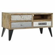 Meubles de télévision DKD Home Decor Métal Bois de manguier (100 x 40 x 50 cm)