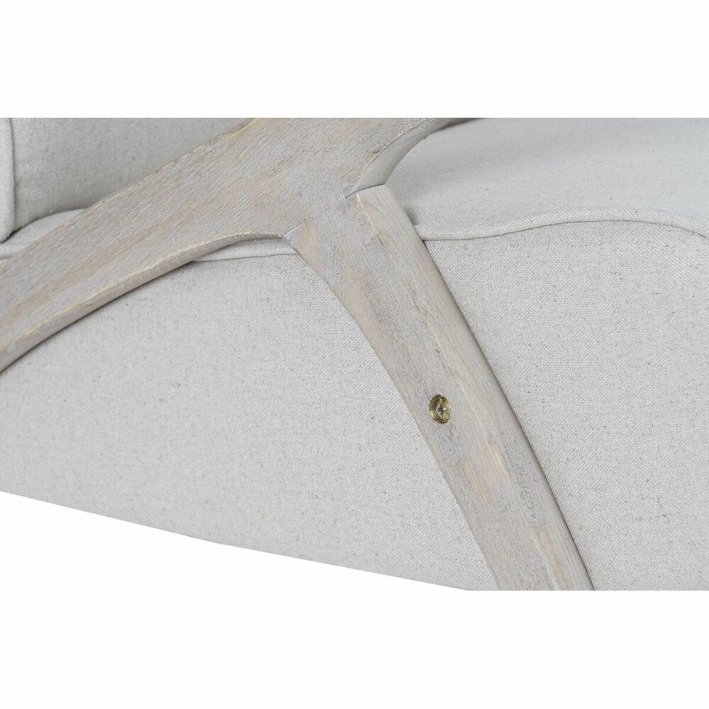 Sitz DKD Home Decor Tanne Beige Polyester (57 x 55 x 85 cm)