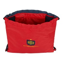 Sac à dos serré par des ficelles RFEF Bleu Rouge 35 x 40 x 1 cm