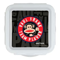 Lunchbox Paul Frank Team player Polyurethan Schwarz (13 x 7.5 x 13 cm)