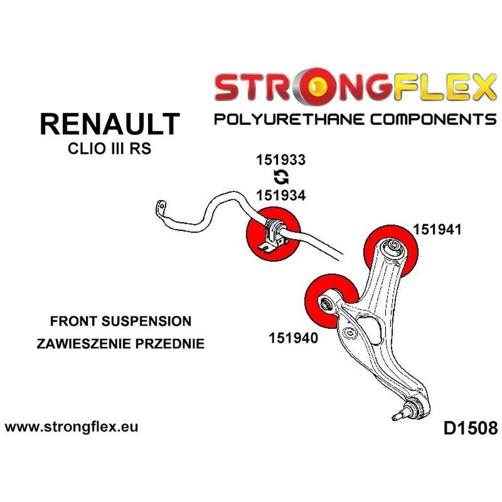 Silentblock Strongflex STF151941BX2 (2 pcs)