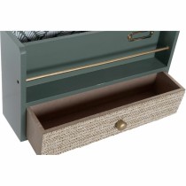 Mehrzweck-Organizer DKD Home Decor LD-181379 grün Polypropylen Holz MDF 30 x 9 x 17 cm (2 Stück)