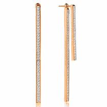 Boucles d´oreilles Femme Sif Jakobs SJ-E1035-CZ-RG 5 cm