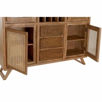 Présentoir DKD Home Decor Verre Marron Rotin Acacia (160 x 41 x 153 cm)