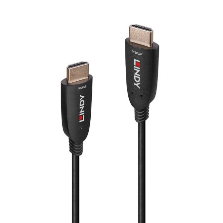 Câble HDMI LINDY OPTIC HYBRID Noir