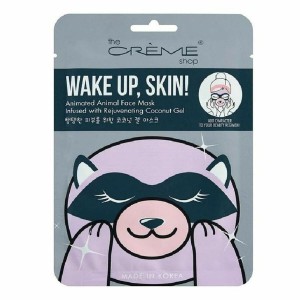 Masque facial The Crème Shop Wake Up, Skin! Raccoon (25 g)