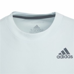 Child's Short Sleeve T-Shirt Adidas Club Tennis 3 bandas White