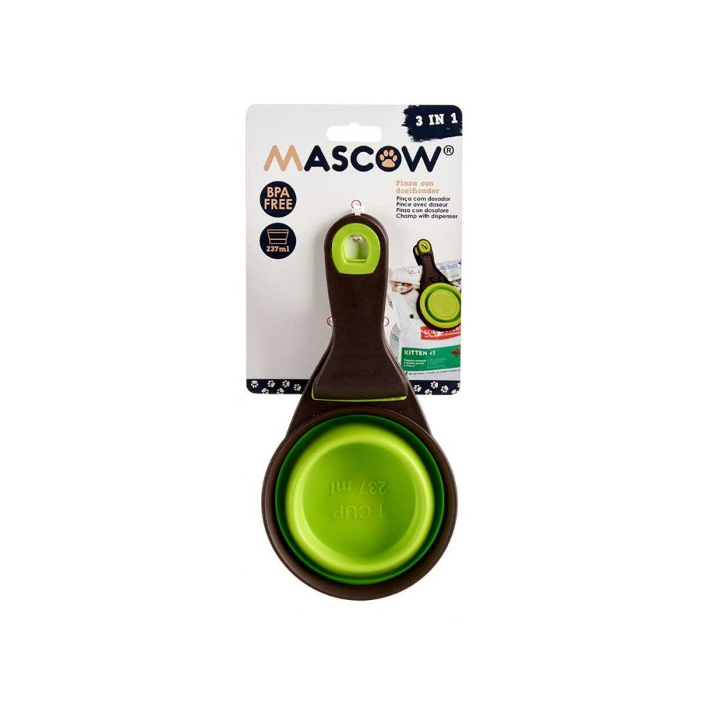 Measuring spoon Mascow Green Grey 237 ml 3-in-1