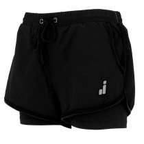 Damen-Sportshorts Joluvi Meta Duo Schwarz