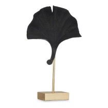 Decorative Figure Flower Black polyresin (8 x 37 x 24,5 cm)