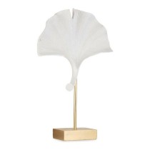 Decorative Figure Flower White Polyresin (8 x 37 x 24,5 cm)