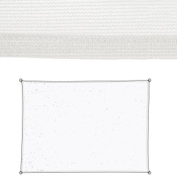 Cloth 3 x 4 m Awning 300 x 400 x 0,5 cm Polyethylene White