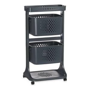 Vegetable trolley Kinvara TP-747-2 Anthracite polypropylene Plastic 38 x 81,2 x 43,6 cm