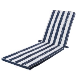 Cushion for lounger 190 x 55 x 4 cm Blue