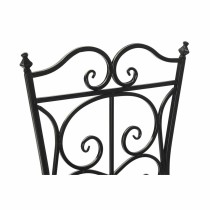 Chaise de jardin DKD Home Decor Noir Céramique Multicouleur Forge (39 x 50 x 93 cm)