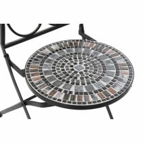 Chaise de jardin DKD Home Decor Noir Céramique Multicouleur Forge (39 x 50 x 93 cm)