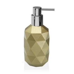 Soap Dispenser Versa Diamond Yellow Plastic Resin (7,7 x 17,8 x 7,7 cm)