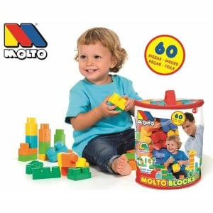 Boat with Building Blocks Moltó Blocks (60 pcs)