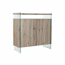 Anrichte DKD Home Decor natürlich MDF Verre trempé (120 x 44 x 120 cm)