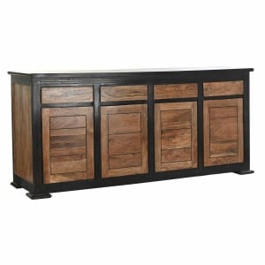 Buffet DKD Home Decor Noir Naturel Acacia