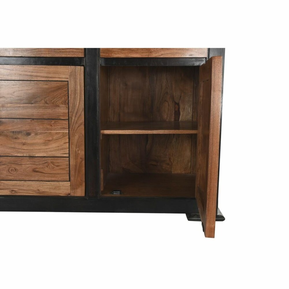 Buffet DKD Home Decor Noir Naturel Acacia