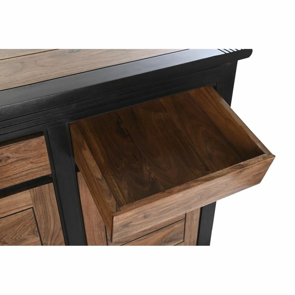 Buffet DKD Home Decor Noir Naturel Acacia