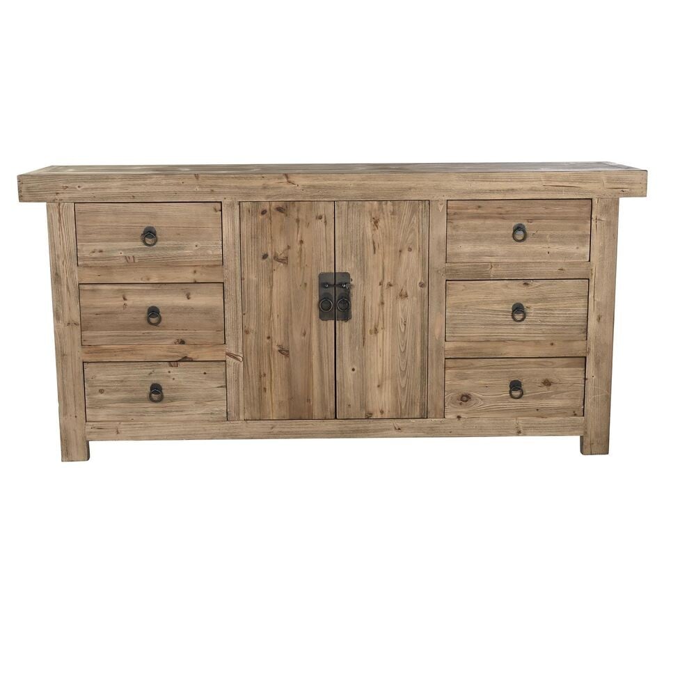 Sideboard DKD Home Decor Natural Wood (180 x 45 x 85 cm)