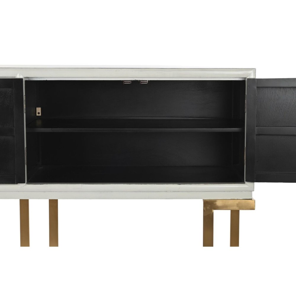 Sideboard DKD Home Decor White Metal Poplar (178 x 50 x 90 cm)