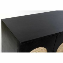 Anrichte DKD Home Decor Schwarz natürlich Rattan Mango-Holz (150 x 40 x 65 cm)