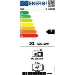 TV intelligente Nilait Luxe NI-43UB8002S 4K Ultra HD 43"