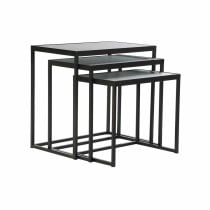 Set de 3 Tables Gigognes DKD Home Decor Noir 58 x 36,5 x 53,5 cm