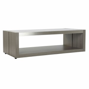 Table Basse DKD Home Decor Verre Aluminium Chêne Verre trempé (120 x 60 x 37,5 cm)