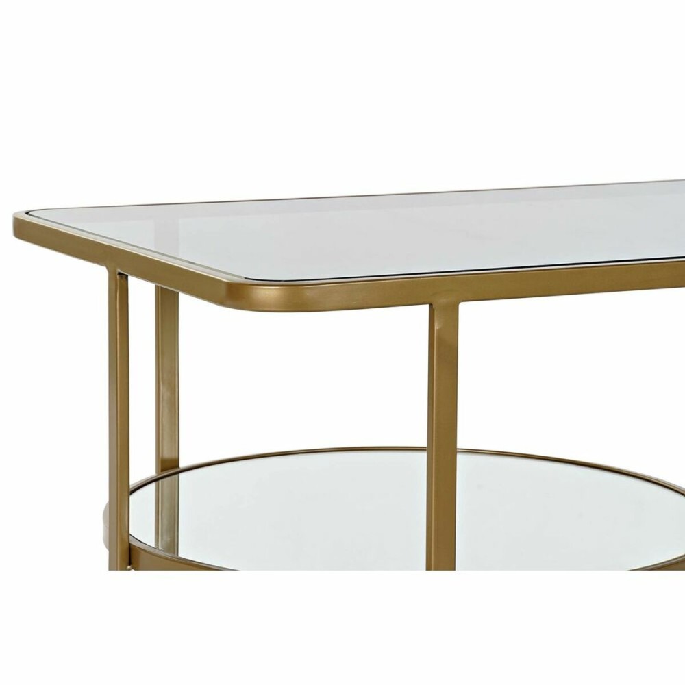 Table Basse DKD Home Decor Métal Verre 90 x 50 x 35 cm