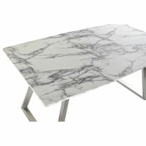 Table de Salle à Manger DKD Home Decor Acier Blanc 160 x 90 x 76 cm Bois MDF