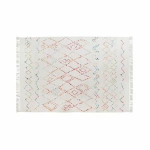 Teppich DKD Home Decor Weiß Bunt (120 x 180 x 0,7 cm)