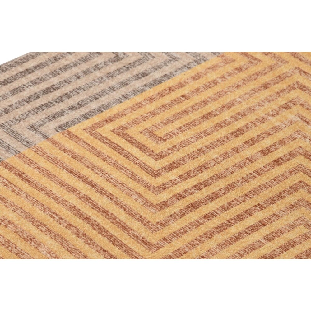 Carpet DKD Home Decor Yellow (60 x 240 x 0,7 cm)