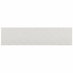 Tapis DKD Home Decor Blanc Losanges Moderne (60 x 240 x 2,2 cm)