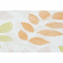 Tapis DKD Home Decor Beige Multicouleur Feuille d'une plante (160 x 230 x 1 cm)